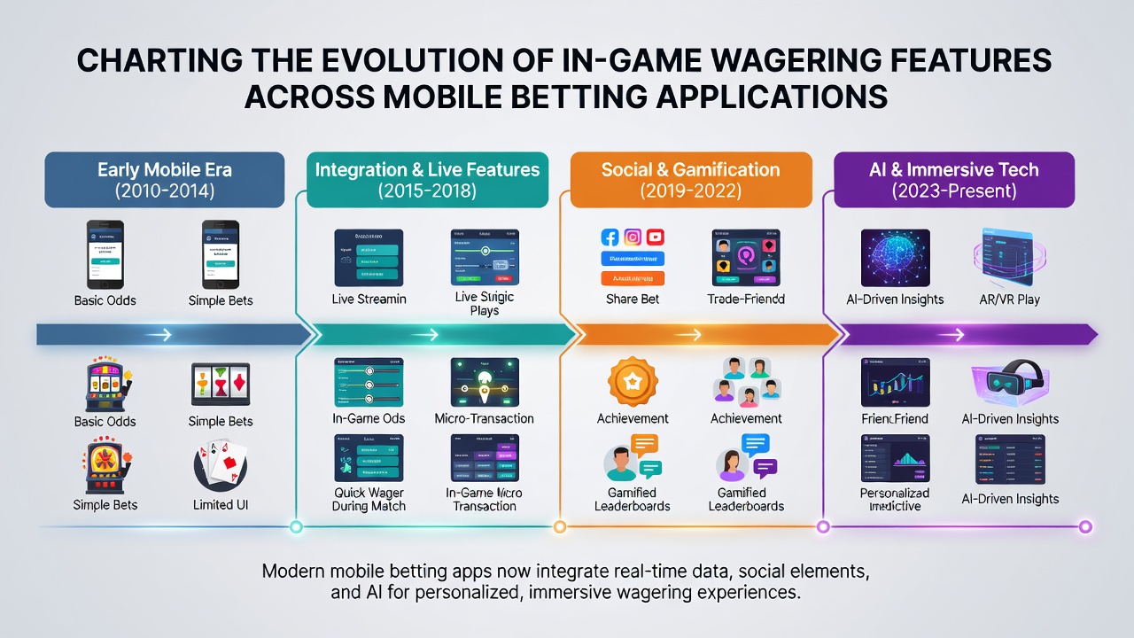 Close-up of a mobile screen displaying evolving in-play odds and cash-out controls during a live sports event