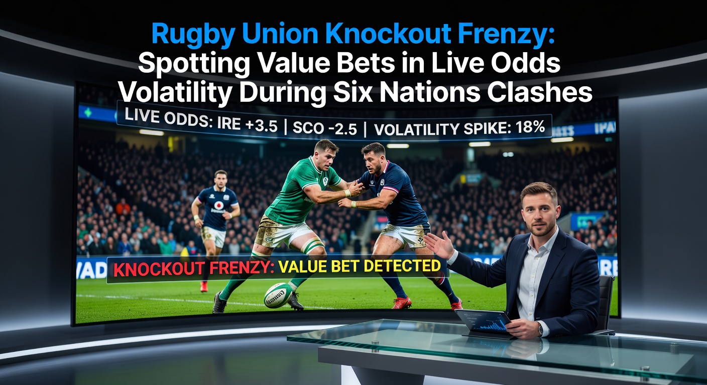 Dynamic action shot of players clashing in a Six Nations rugby union match, highlighting the high-stakes intensity that drives live betting odds swings